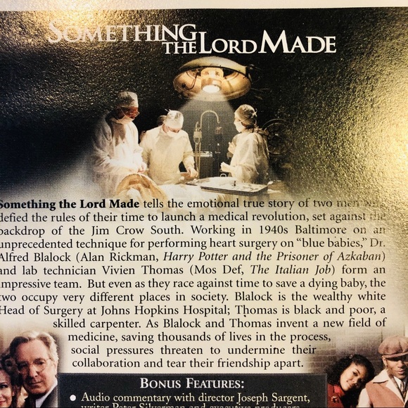 DVD Alan Rickman Mos Def Something the Lord Made - Picture 2 of 3